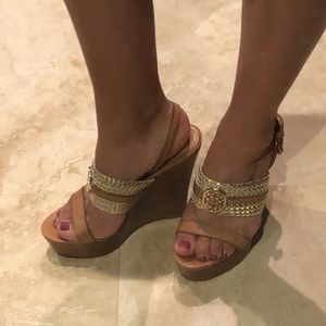 COACH platform heels sz 6